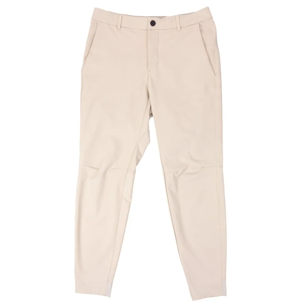 UNRL Halifax Golf Pants Mens M 31-33 Beige Polyester Spandex Tapered Athletic